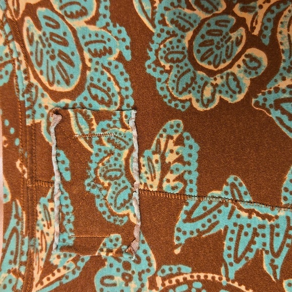 We The Free Nina Print Tee Sz M Oversized - Picture 5 of 6